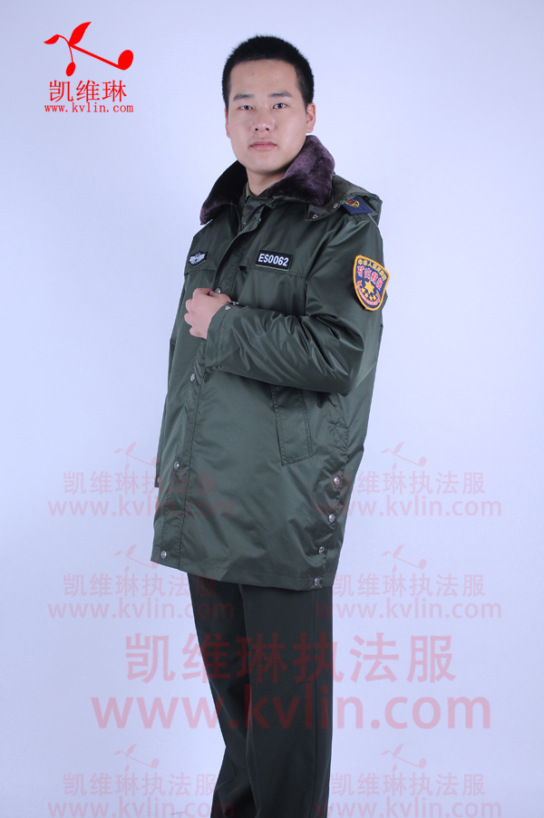 矿山救护制服男士冬季多功能防寒大衣